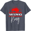 Nickel City Tailgate Gear Buffalo Wing King Legend T-Shirt - Heather Blue