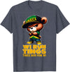 Jamaican Gifts for proud Jamaican Men, Women, Kids WI RUN TINGS Teddy Bear Jamaica Flag Shirt Jamaican Clothing T-Shirt - Heather Blue