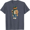 Lucky Teddy Bear St Patricks Day Irish t -shir t Lucky Teddy Bear St Patricks Day Irish T-Shirt - Heather Blue
