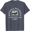 Southridge Design 2025 Custer State Park Buffalo Roundup - Distressed T-Shirt - Heather Blue