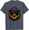 Father's Day Shirts Papa Bear - Father's Day Great Dad Joke T-Shirt - Heather Blue