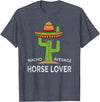 Cartba Horse Co. Funny Horse Lover Ranch Equestrian T-Shirt - Heather Blue