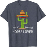 Cartba Horse Co. Funny Horse Lover Ranch Equestrian T-Shirt - Heather Blue