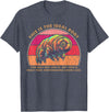 Tardigrade Shifts Gifts For Microbiologist Ideal Body Funny Tardigrade Water Bear Moss Piglet T-Shirt - Heather Blue
