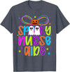 Coquette Halloween Nurse Aide Ghost Spooky Nurse Aide Halloween Nursing Aide Preppy T-Shirt - Heather Blue