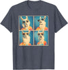 Tie-Dye Animal Groovy Llama Lover Men Women Kids Colorful Hippie Llama Wearing Tie Dye Llama Lovers T-Shirt - Heather Blue