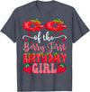 Strawberry 1St Birthday Girl Party GG Of The Berry First Birthday Girl Strawberry Lover T-Shirt - Heather Blue