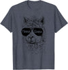 Mama Llama Funny Animal Apparel Llama Lover Mama Llama T-Shirt - Heather Blue