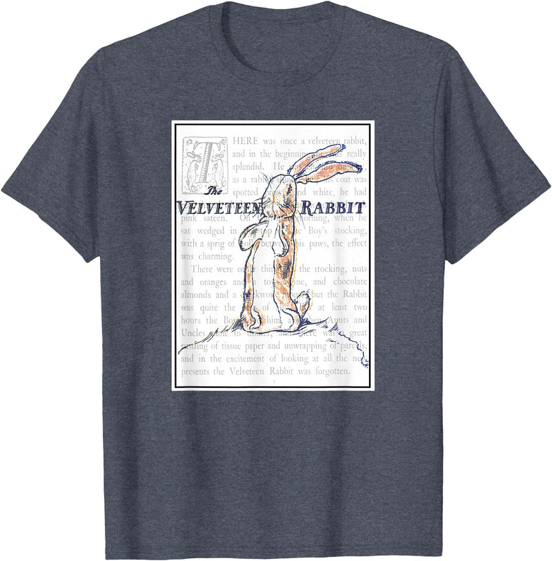 The Velvet Rabbit T-Shirt in Heather Blue