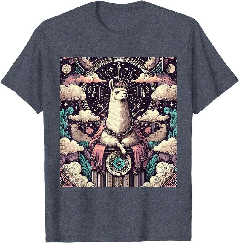 Check out my Llama Shirts Llama tarot card T-Shirt - Heather Blue