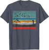 Birding & Bird Lover Shirts Retro Birding Bird Watching Bird Watcher Birder T-Shirt Small - Heather Blue