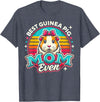 Guinea Pig Mom BY TEERA Guinea Pig Mom Funny Guinea Pigs Lover Owner Women T-Shirt - Heather Blue