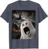 Funny Tee-Tshirt Halloween Gift Ideas Funny Boo Ghost Witch Halloween Costume T-Shirt - Heather Blue