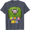 Wild Critter Lover Fun Farmer Combination Tees Hedge Hog Funny Hedgehog Pun Cute Animal How I Roll Pig Farm T-Shirt - Heather Blue