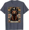 Funny I Choose the Bear Tarot Card Women Girls Trending T-Shirt - Heather Blue