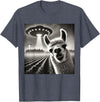 ÄLlamaAlpacaCo. Funny Llama Alpaca Selfie UFOs T-Shirt - Heather Blue