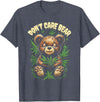 Funny Cannabis Apparel Funny Bear Cannabis Design - Don’t Care Bear T-Shirt - Heather Blue
