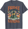 Easter Jesus Christian Friday Is Good Cause Sunday Is Coming T-Shirt in Heather Blue