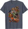 Halloween Gardening Lover Apparel & Gifts Outlet Freshly Planted Skeleton Gardener Halloween T-Shirt - Heather Blue