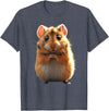Hamster Rodent Field Hamster Cute Hamster T-Shirt - Heather Blue