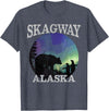 We Love Alaska - T-Shirts & Souvenirs Skagway Alaska - Polar Bear Penguin Souvenir Gift T-Shirt - Heather Blue