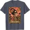 Tarot The Summerween Queen Beach Co Spooky The Summerween Queen Gothic Mom Halloween July T-Shirt - Heather Blue