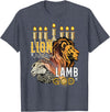 Claudia Williams Apparel Lion of Judah Lamb of God T-Shirt - Heather Blue
