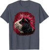 Guinea pig pet love Guinea Pig Punk T-Shirt - Heather Blue
