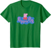 Peppa Pig Happy Centered Design T-Shirt - Kelly Green