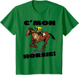 Horse Racing Shirts 101 Horse Racing Races Track T-shirt Boys Girls Youth Child T-Shirt - Kelly Green