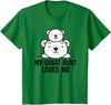 Homewise Shopper Great Aunt My Great Aunt Loves Me Bear T-Shirt - Kelly Green