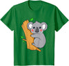 Charm's Children Clothing Cute Koala Bear T Shirt for Children | Kids Koala Bear Shirt T-Shirt - Kelly Green