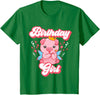 Pig Piggy Piglet Birthday Shirts and Gifts Pig Birthday Party Cute Girl Piggy Piglet Girls Gift T-Shirt - Kelly Green