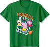 Peppa Pig Football Group Shot T-Shirt - Kelly Green