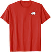 P&L Originals Zuni Bear pocket-style tee shirt emblem T-Shirt - Red