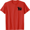 Polar Bear Gift for Men, Women, Dad & Mom Polar Bear Dad Mom Lover - Monochromatic Polar Bear T-Shirt - Red
