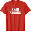 Sevier County Bears Official High School Gear Bear Sevier County High School Strong T-Shirt - Red