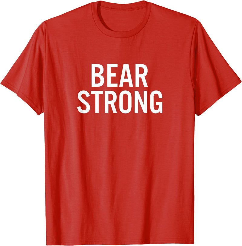 Sevier County Bears Official High School Gear Bear Sevier County High School Strong T-Shirt - Red