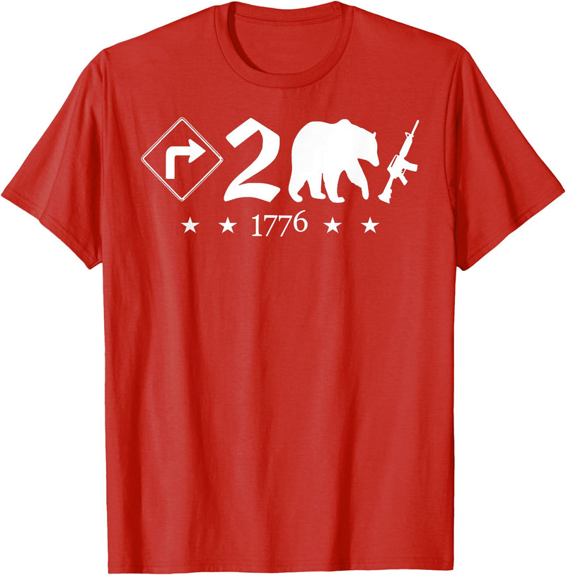 Right To Bear Arms Pro Gun & Patriotic Military Right To Bear Arms Pro Gun Funny Patriotic Military Women Men T-Shirt - Red