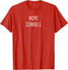 Mint Chip Productions More Cowbell Tee T-Shirt - Red