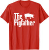 Funny Pig Whisperer Shirts Gifts The Pig Father Funny Pig Lover Whisperer T Shirt Gift T-Shirt - Red