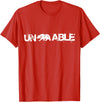 Funny Unbearable T-Shirt - Un Bear Able Tee Funny Un Bear Able Shirt - Unbearable T-Shirt T-Shirt - Red