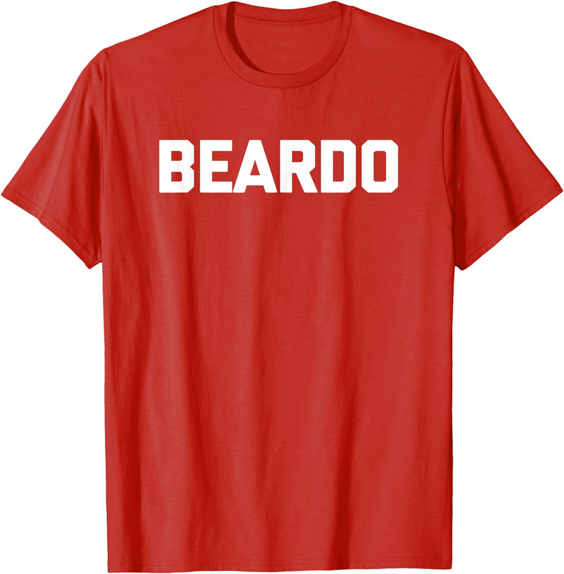 Funny Beard Shirt & Funny Beard T-Shirts Beardo T-Shirt funny saying sarcastic shirt for men bear T-Shirt - Red
