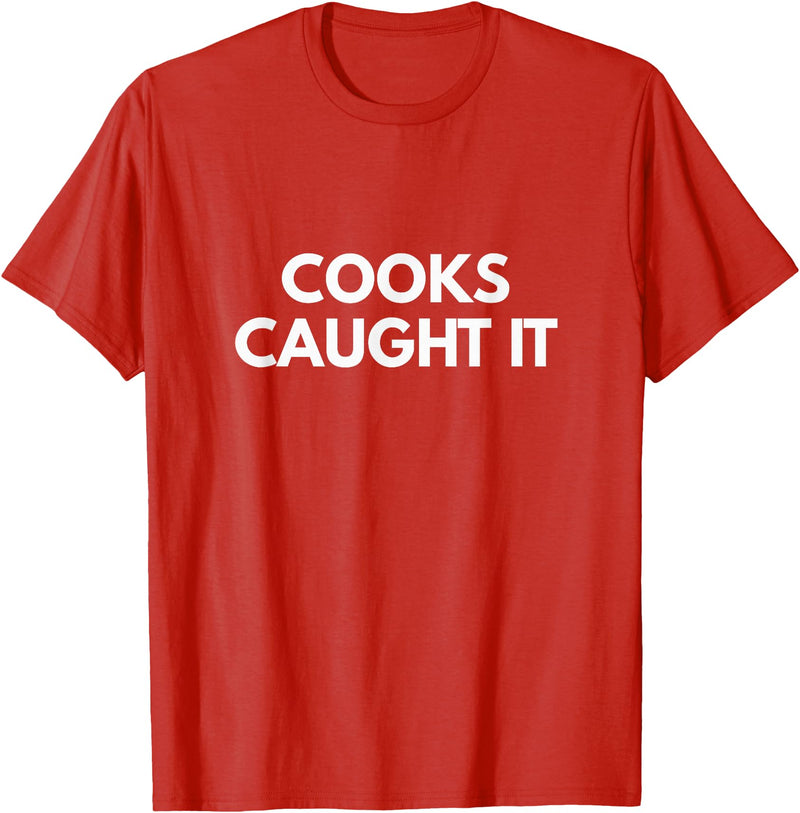 Cooks Caught it Buffalo T-Shirt - Red