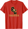 Buffalo Gap High School, Swoope, VA 24479 Buffalo Gap High School Bison Theater T-Shirt - Red
