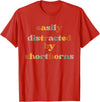 Funny Shorthorn Cattle Gift for Men & Women Easily Distracted By A Cow - Shorthorn Cattle T-Shirt - Red