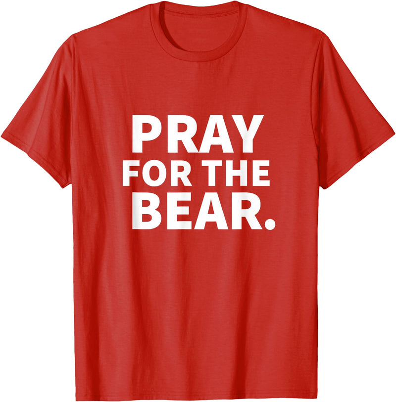 Pray For The Bear Zag Pray For The Bear T-Shirt - Red