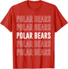 Polar Bears Apparel Polar Bears T-Shirt - Red