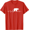 bear heartbeat t shirt Bear Heartbeat T-Shirt T-Shirt - Red