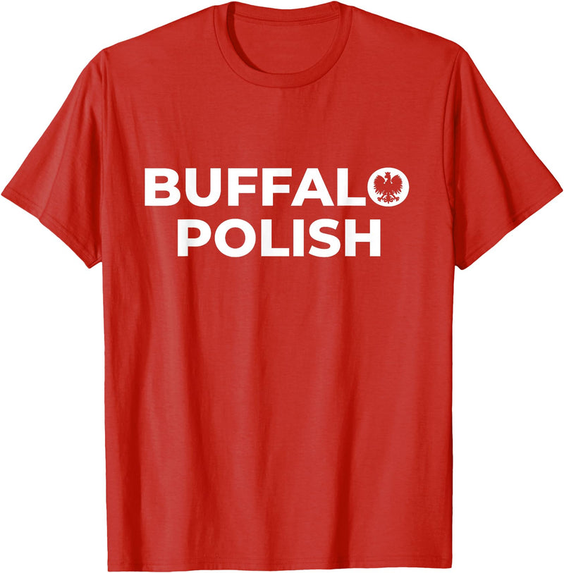 Buffalo Polish Shirts | 716 Polska Polish Smigus Dyngus Day T-Shirt - Red